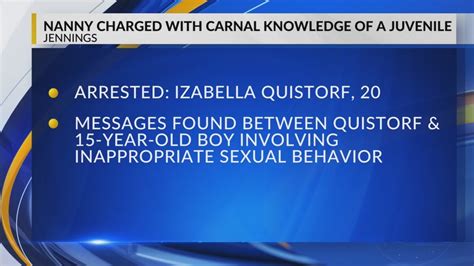 carnal knowledge of a juvenile